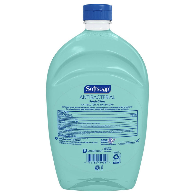 Softsoap Antibacterial Liquid Hand Soap Refill - Fresh Citrus - 50 fl oz