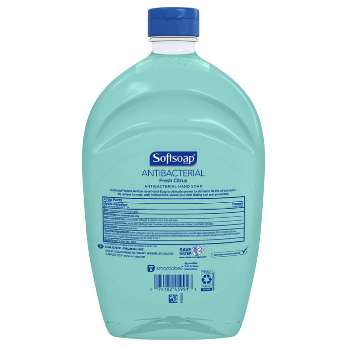 Softsoap Antibacterial Liquid Hand Soap Refill - Fresh Citrus - 50 fl oz