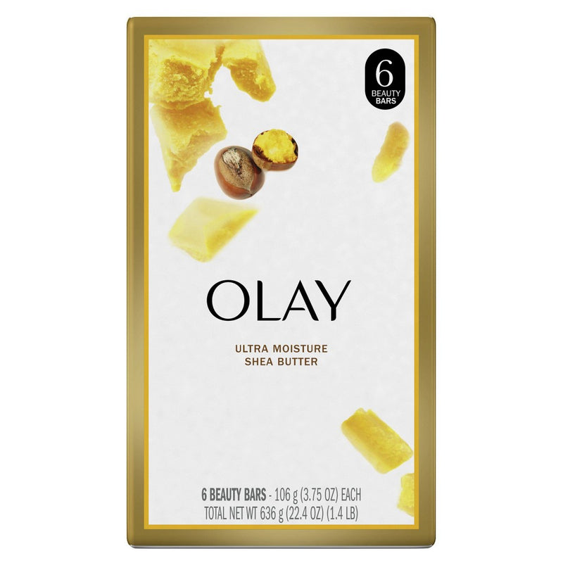 Olay Moisture Outlast Ultra Moisture Shea Butter Beauty Bar - 3.75oz/6ct