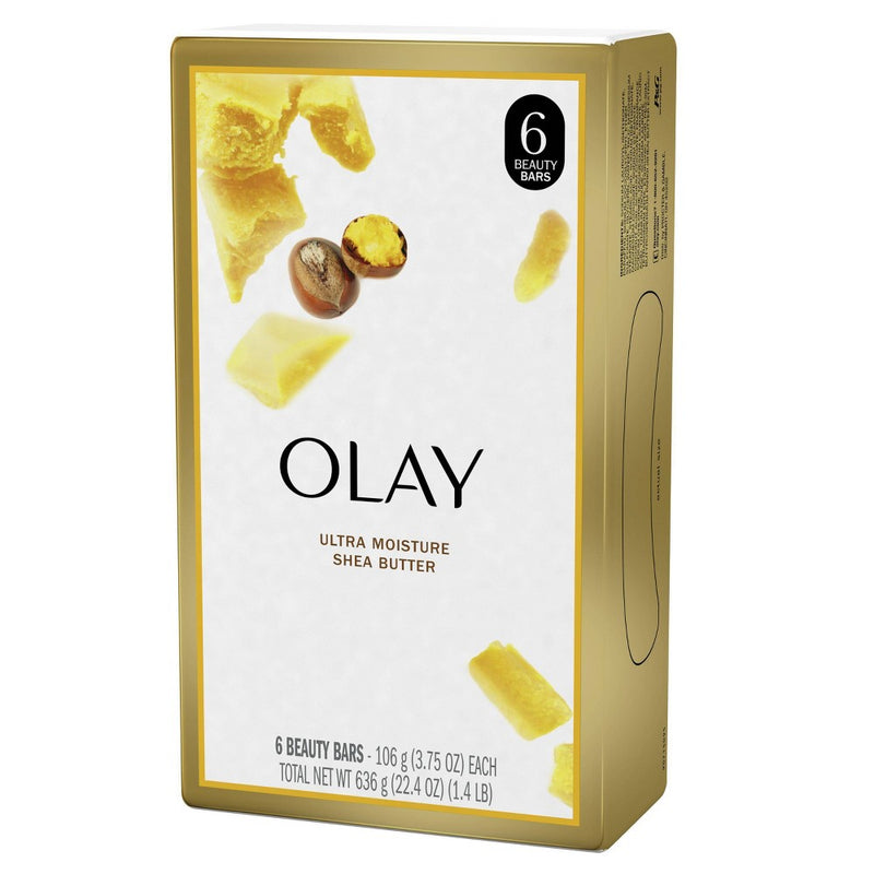 Olay Moisture Outlast Ultra Moisture Shea Butter Beauty Bar - 3.75oz/6ct
