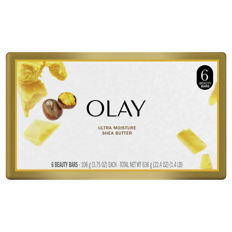 Olay Moisture Outlast Ultra Moisture Shea Butter Beauty Bar - 3.75oz/6ct