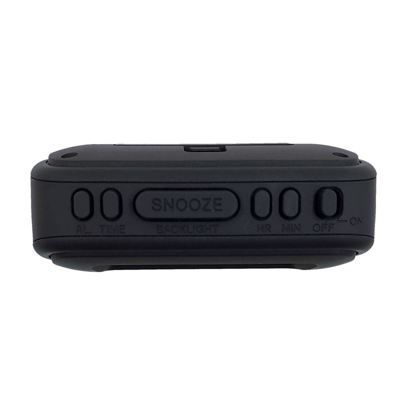 1" LCD with Top Control Clock Black - Sharp