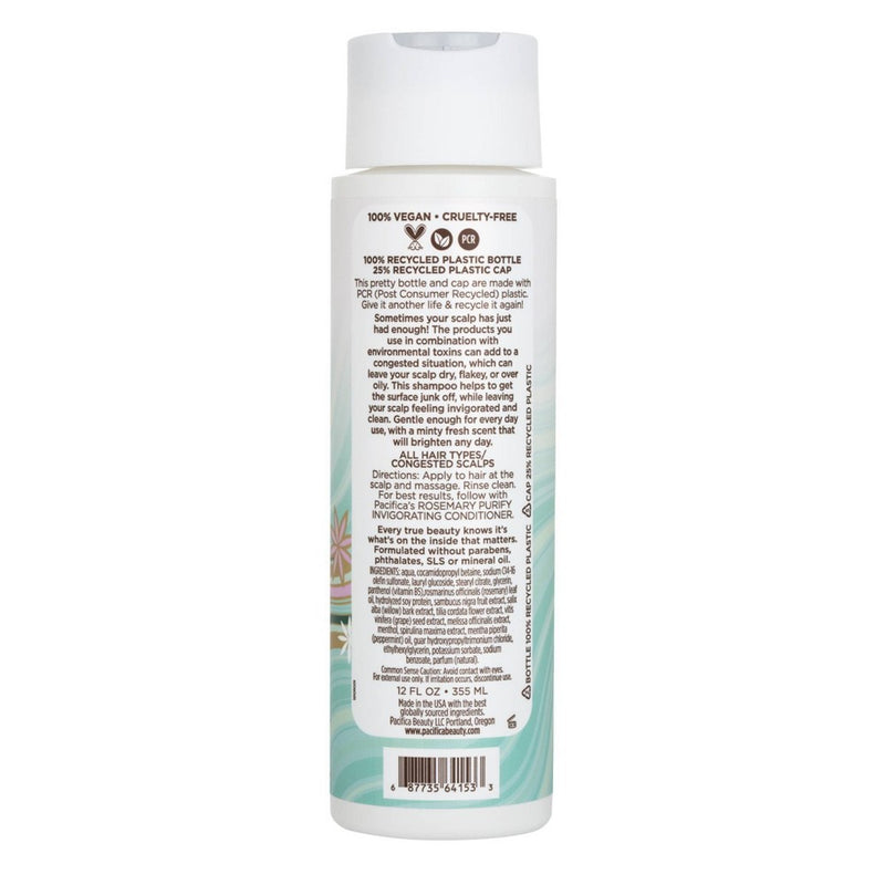 Pacifica Rosemary Purify Shampoo - 12 fl oz