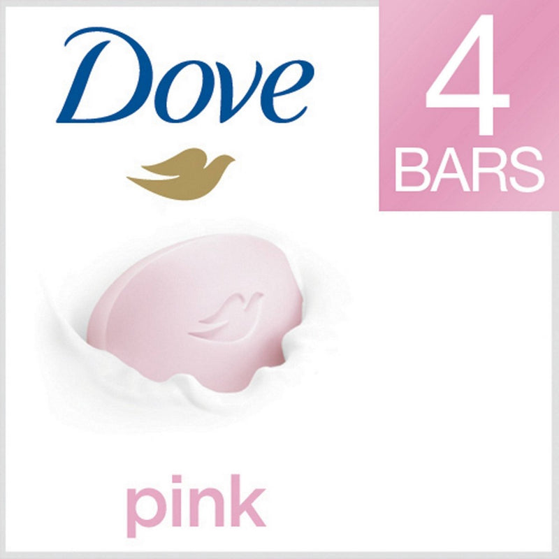 Dove Pink Deep Moisture Beauty Bar Soap - 3.75oz/4ct