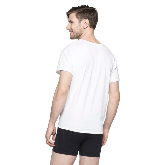 Hanes Men's 6pk V-Neck T-Shirt - White - M