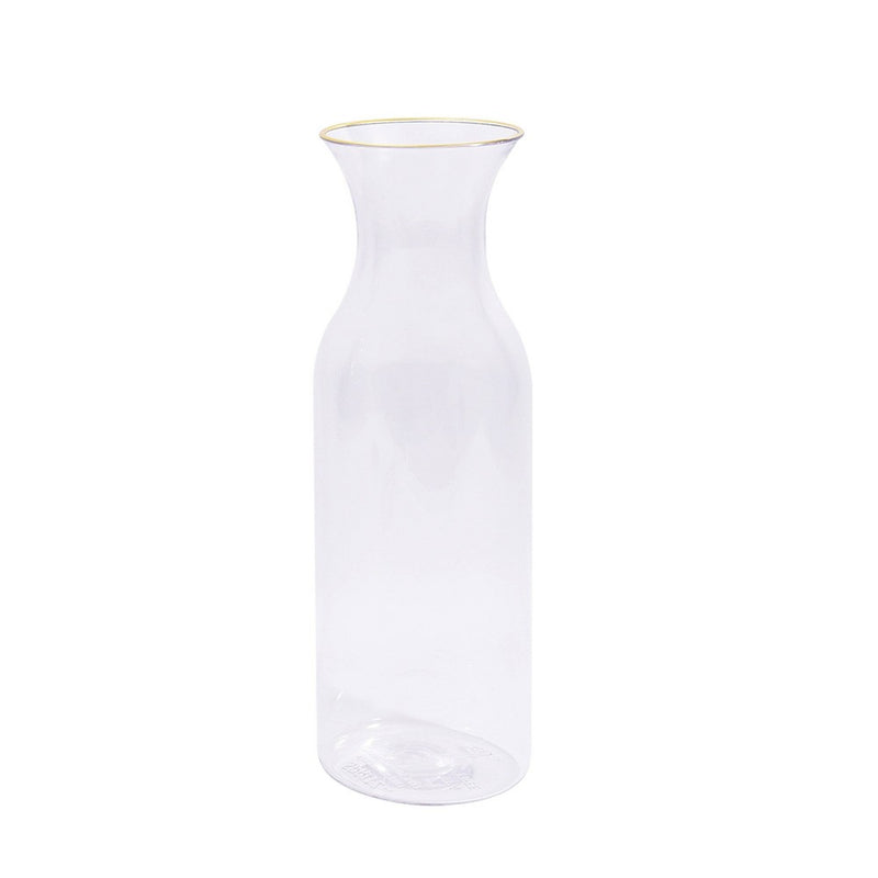 Clear Pitcher/ Carafe with Gold Rim - Spritz