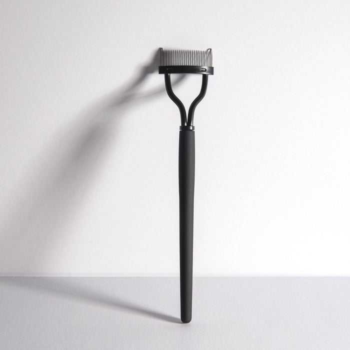 Trim Contour Eyelash Comb with Metal Bristles