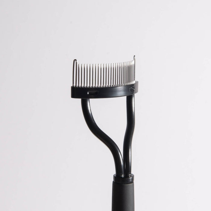 Trim Contour Eyelash Comb with Metal Bristles