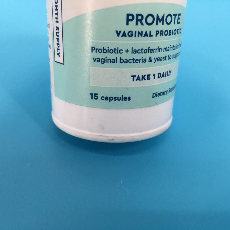 Uqora Promote Vaginal Probiotic + Lactoferrin 15 Capsules