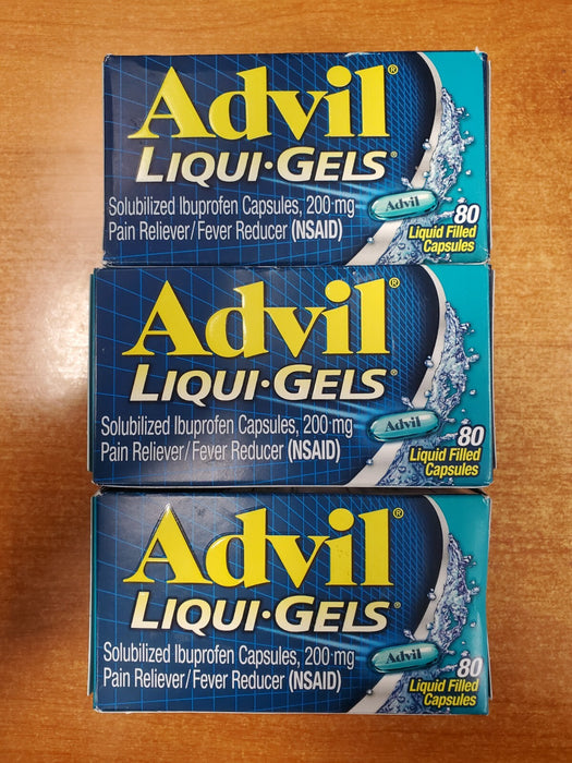 Advil Ibuprofen LiquiGel SDCP (NSAID) - 80ct