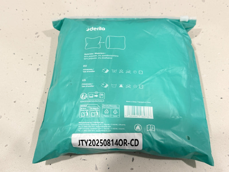 Derila Ergo Edition Pillow Case Cover for Ergo Pillow White New (LOCAL PICKUP ONLY)
