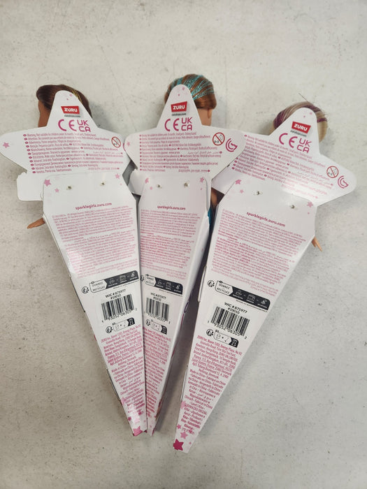 3 Pack: Zuru Sparkle Girlz Princess Dolls - SEE PHOTOS   E5A