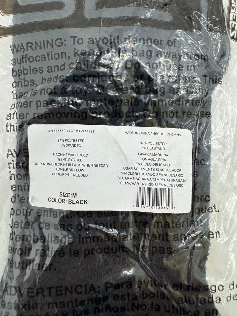 32 Degrees One Pair Black Athletic Ankle Socks Mens Size Medium