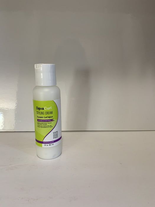 Deva Curl Styling Cream, Define and Control Travel Size 3 oz