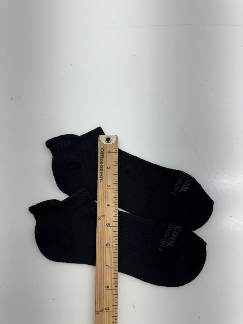 32 Degrees One Pair Black Athletic Ankle Socks Mens Size Medium