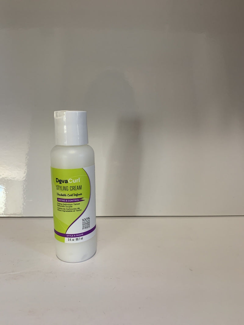 Deva Curl Styling Cream, Define and Control Travel Size 3 oz