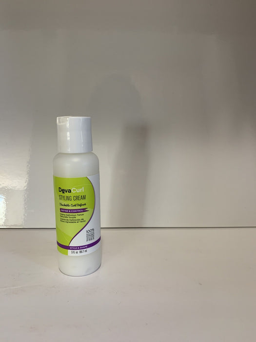 Deva Curl Styling Cream, Define and Control Travel Size 3 oz