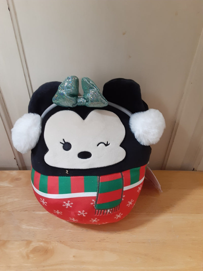 Squishmallows 8" Disney Holiday Winter Minnie Mouse Little Plush