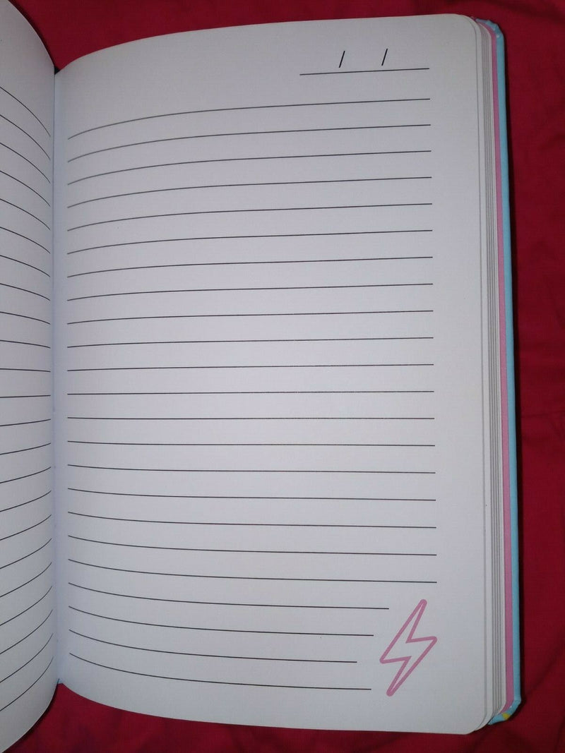 rare CR Gibson Ruled Journal, 160 Pages multicolor