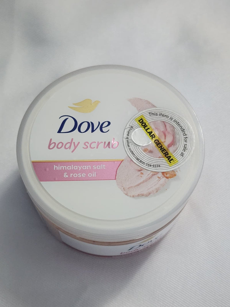 Dove Exfoliating Body Scrub - Himalayan Sea Salt & Rose Oil - 3.5oz