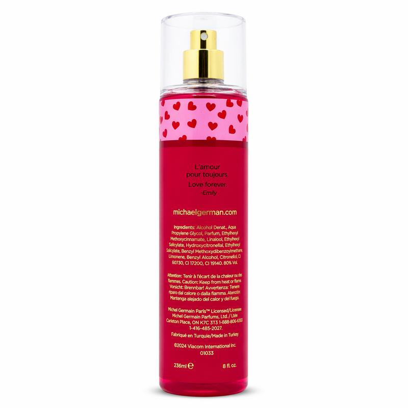 Michel Germain Emily In Paris Heartfelt Body Spray 8oz 1 pack