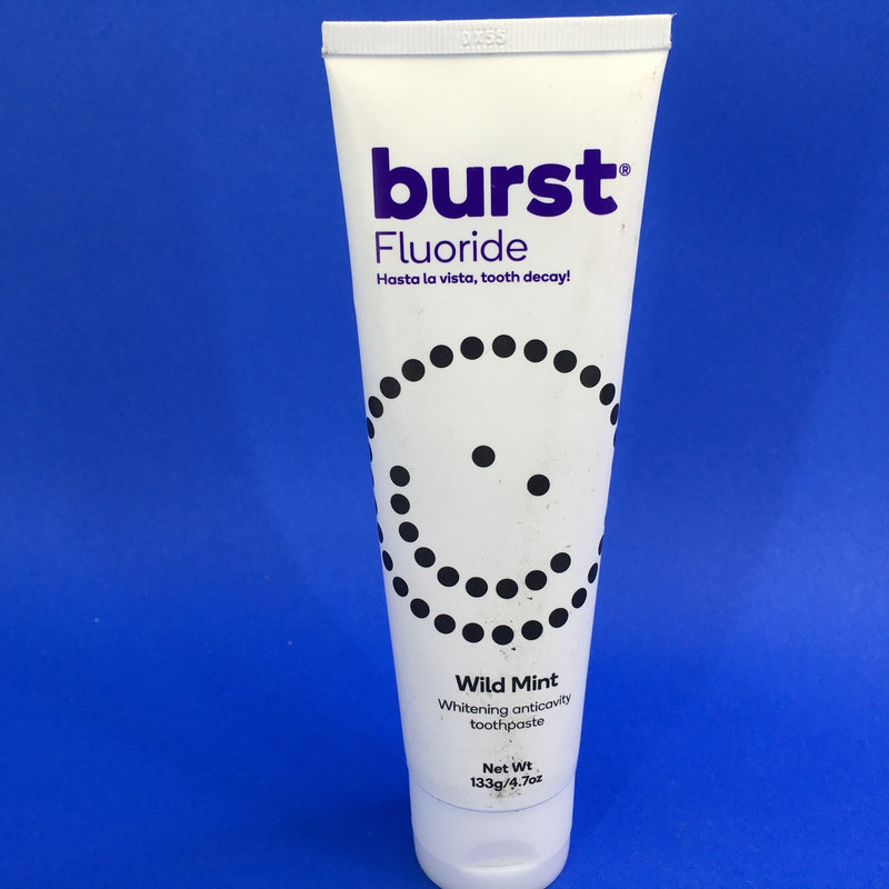 Burst Fluoride Wild Mint Whitening Anticavity Toothpaste 4.7oz