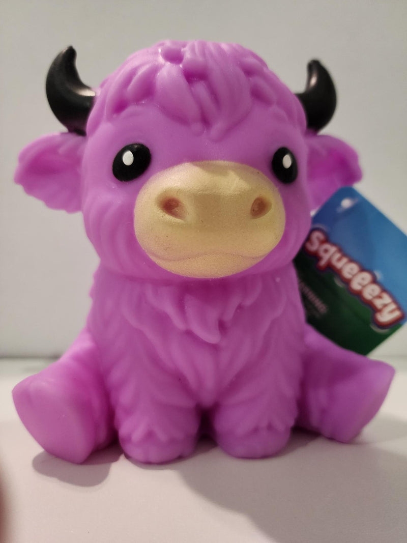 Squeeezy Hyland Cow Purple Fidget Toy