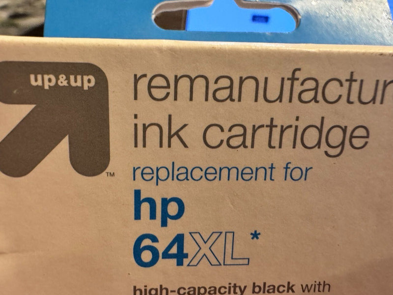 Printer ink cartridge replacement hp 64xl