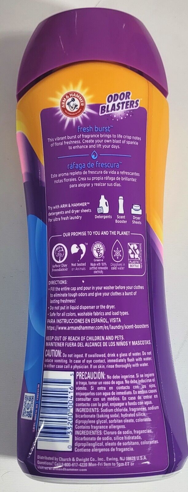 ARM & HAMMER IN - WASH Scent BOOSTER Maui Sunset 18Oz