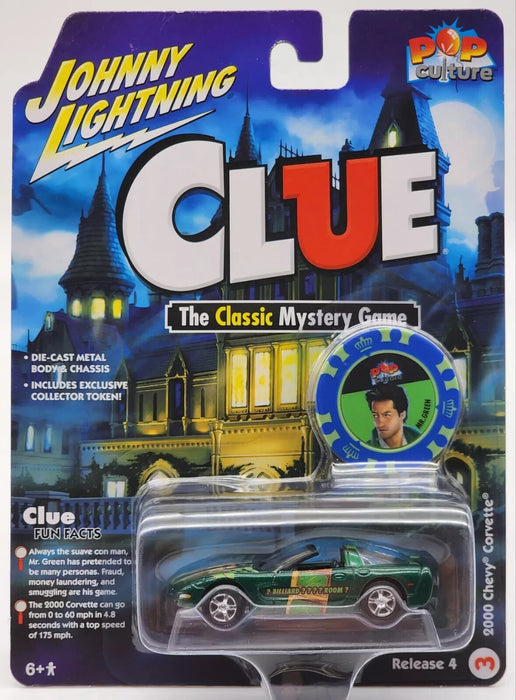 Auto World Johnny Light Modern Clue 2000 Corvette Z06