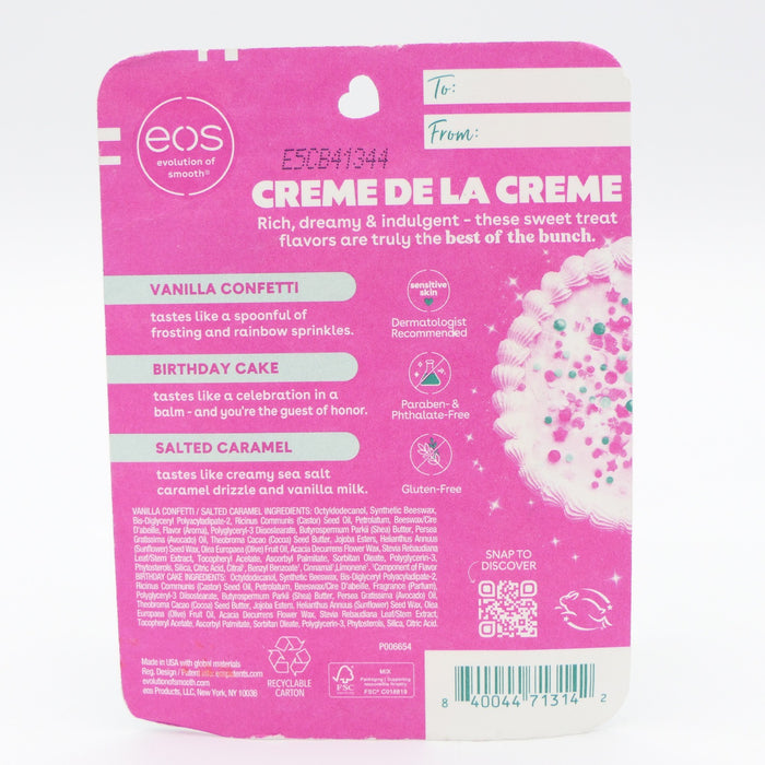 eos 24hrs Moisture Super Balm Minis - Creme de la Creme - 0.169 fl oz/3pk