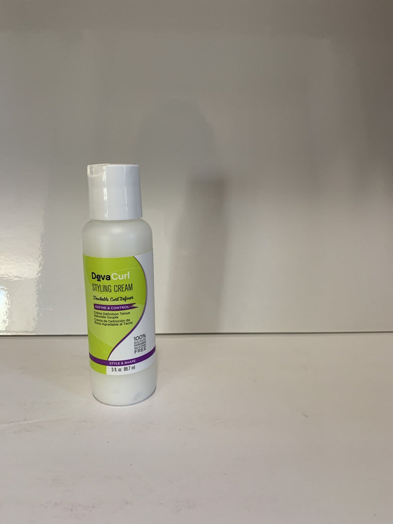Deva Curl Styling Cream, Define and Control Travel Size 3 oz