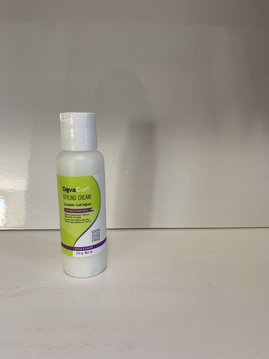 Deva Curl Styling Cream, Define and Control Travel Size 3 oz