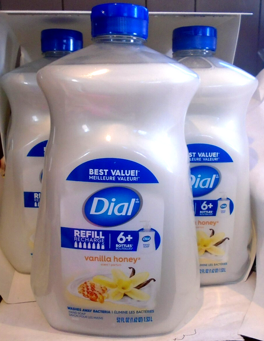 Dial Liquid Hand Soap Refill, Vanilla Honey, 52 fl oz
