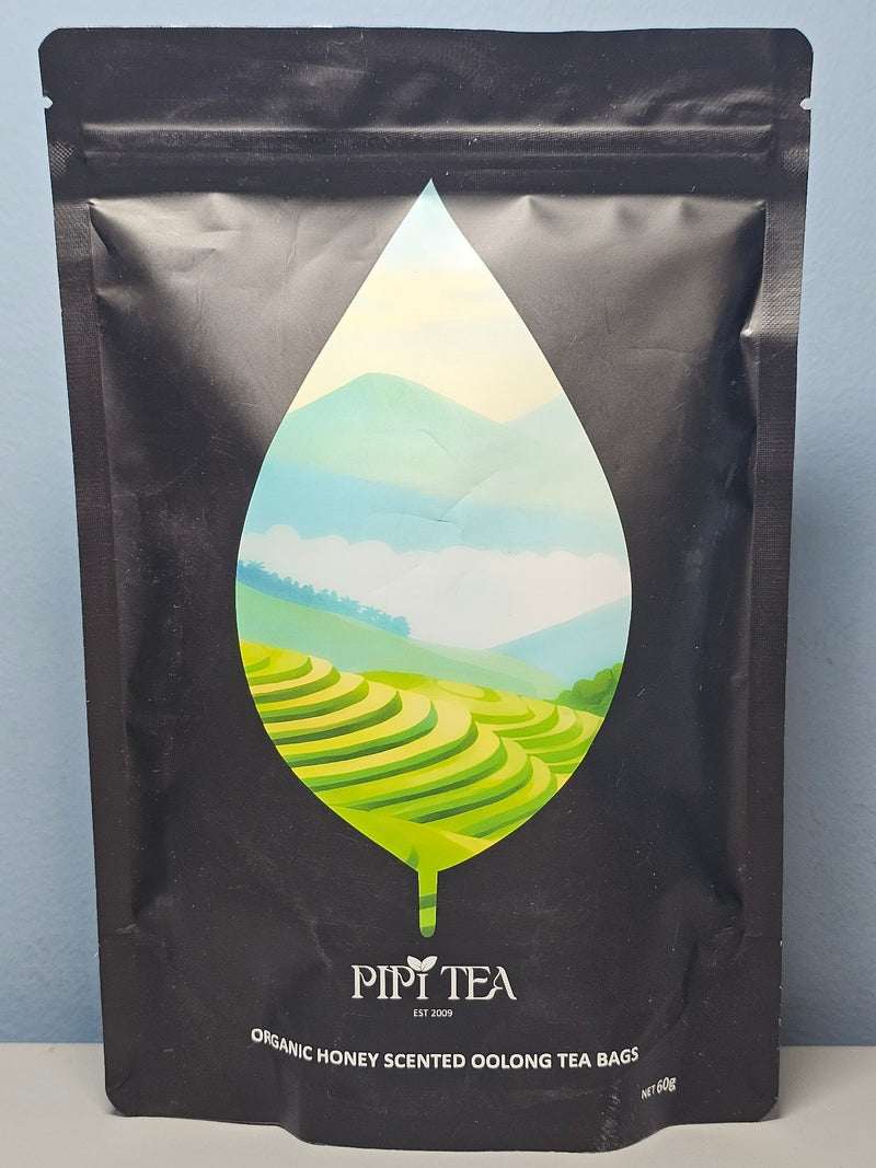 Pipi Tea Oolong Tea Organic Honey Scented - 20 bags - Exp 9/28 -New! Sealed!