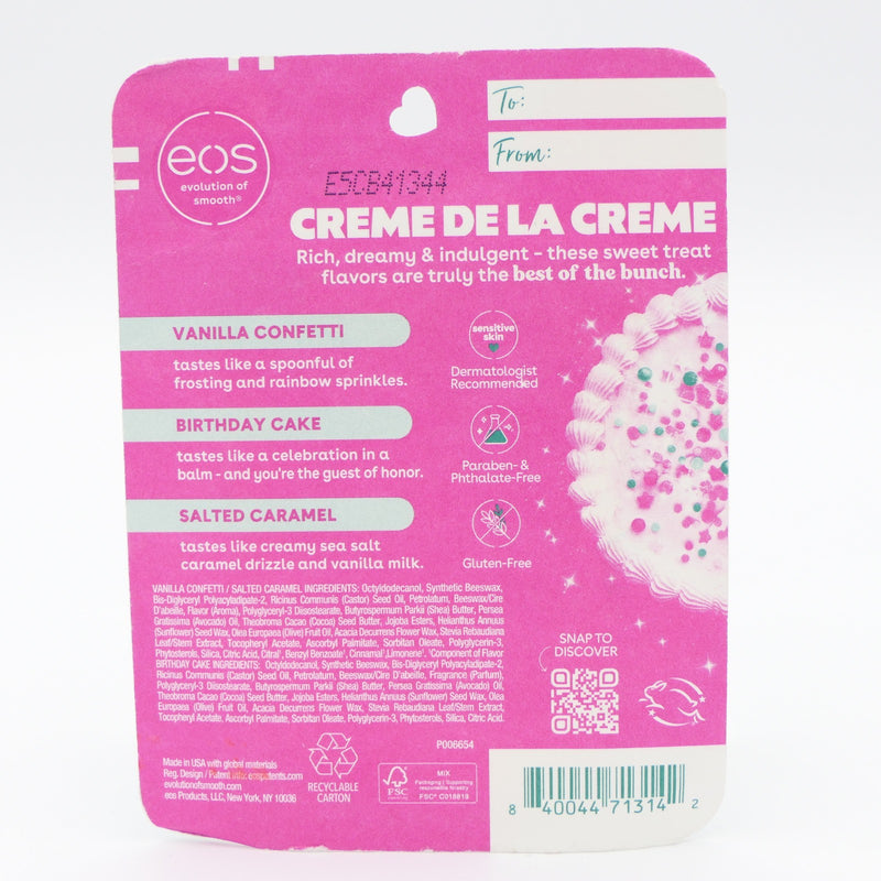 eos 24hrs Moisture Super Balm Minis - Creme de la Creme - 0.169 fl oz/3pk