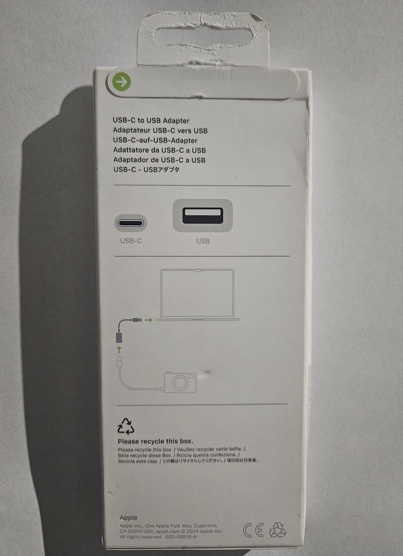 Apple MJ1M2AM/A USB-C to USB Adapter!!!!