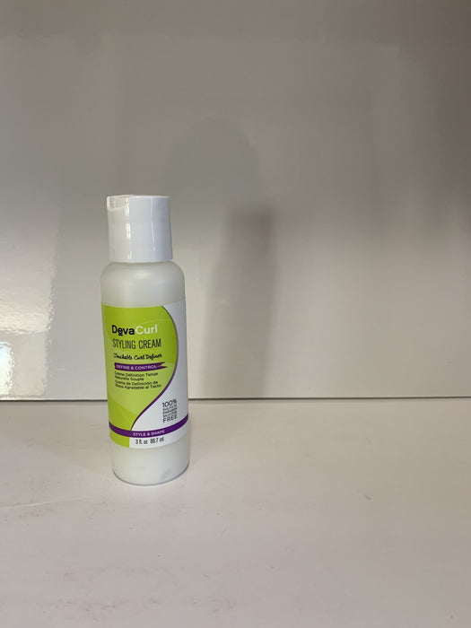 Deva Curl Styling Cream, Define and Control Travel Size 3 oz