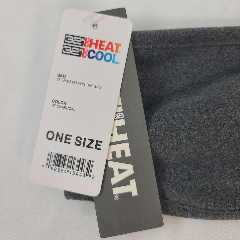 Casual One Size Charcoal Heather Fleece Headband By 32 Degrees