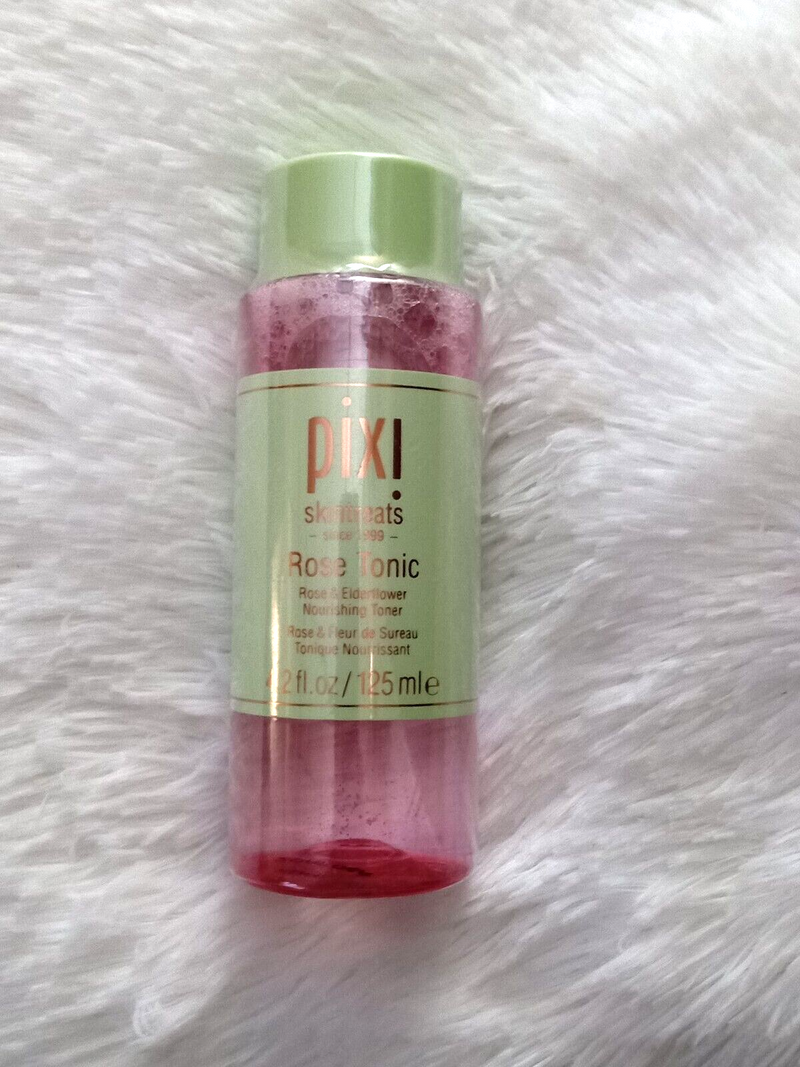 SKINTREATS ROSE TONIC ROSE & ELDERFLOWER NOURISHING TONER, PIXI (4.2 fl oz) -NEW