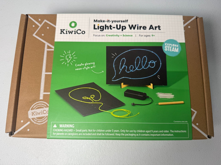 KiwiCo Light-Up Wire Art