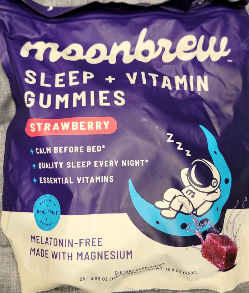 MOONBREW Sleep Support Melatonin-Free Gummies 25 Nightly Packets