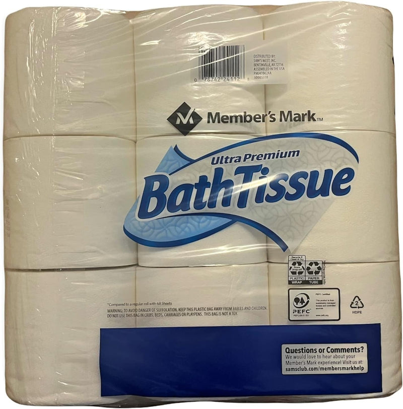 Member's Mark Bath Tissue Ultra Premium 2-ply (9 Rolls)