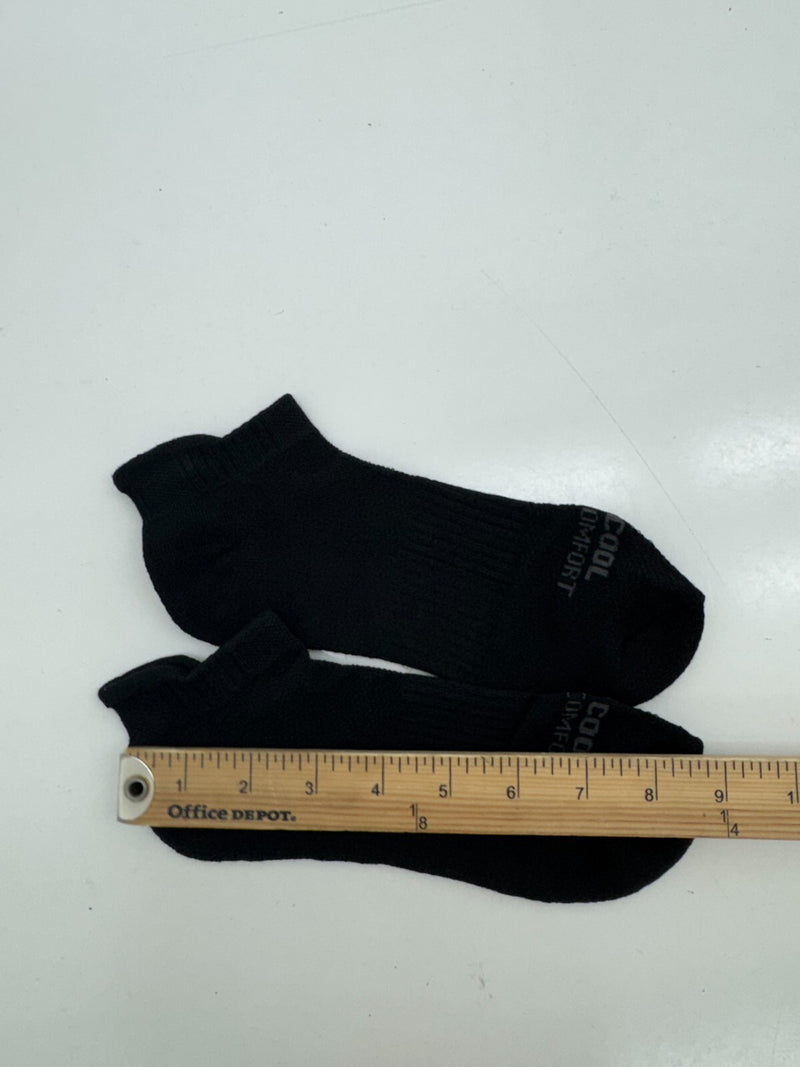 32 Degrees One Pair Black Athletic Ankle Socks Mens Size Medium