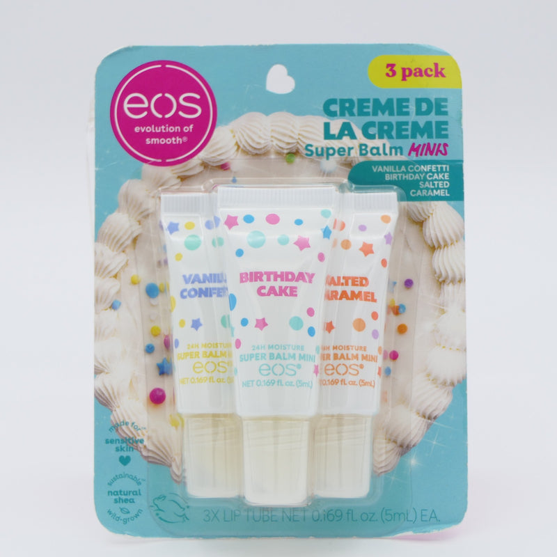 eos 24hrs Moisture Super Balm Minis - Creme de la Creme - 0.169 fl oz/3pk