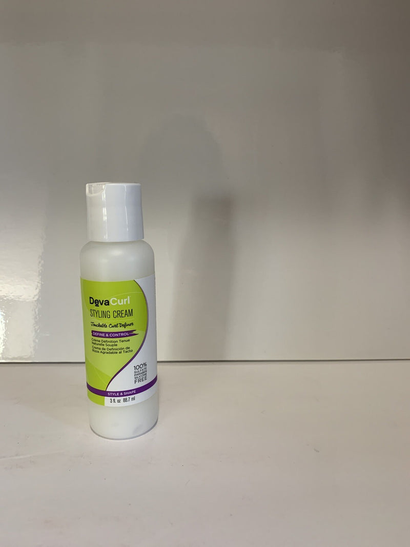 Deva Curl Styling Cream, Define and Control Travel Size 3 oz
