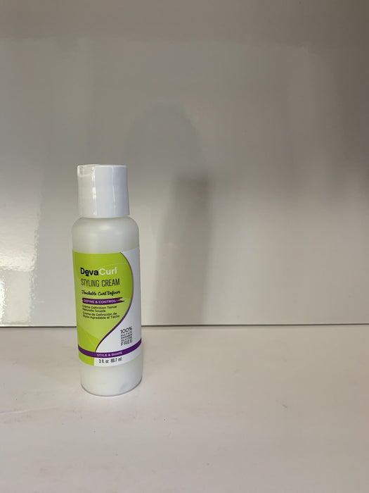 Deva Curl Styling Cream, Define and Control Travel Size 3 oz