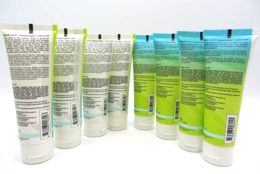 DEVACURL NO POO DECADENCE / ONE CONDITION 1.5 OZ TRAVEL SIZE! (8 Tubes)