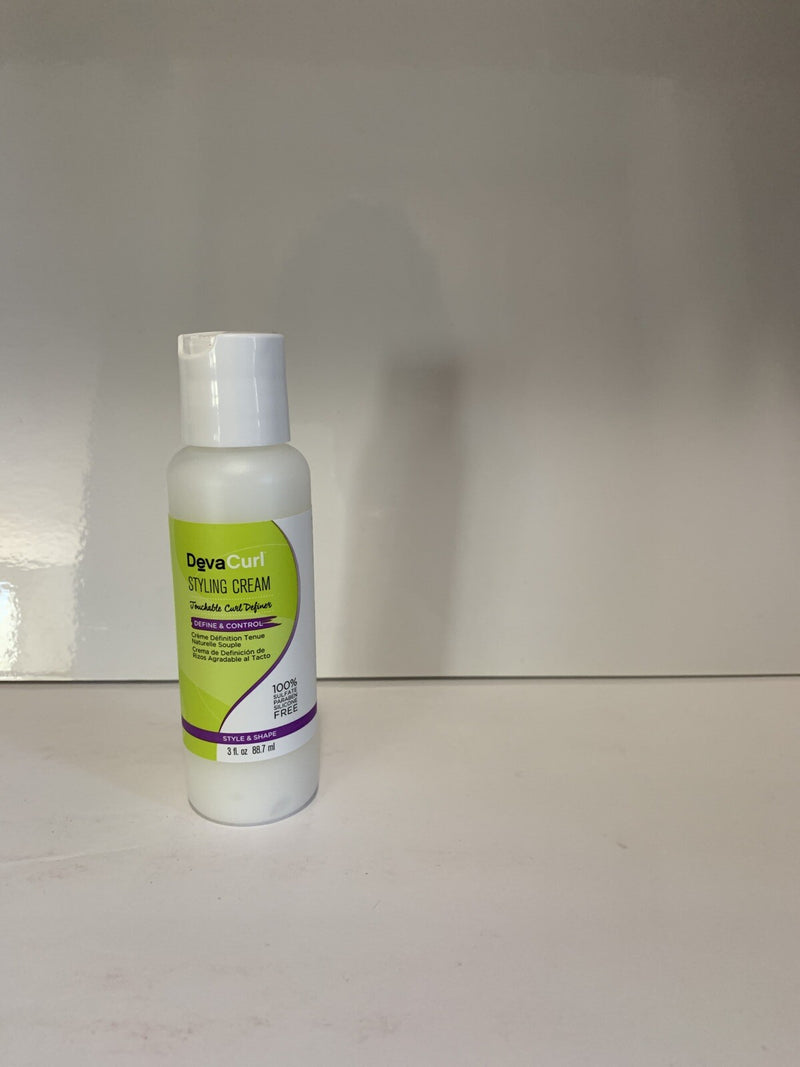 Deva Curl Styling Cream, Define and Control Travel Size 3 oz