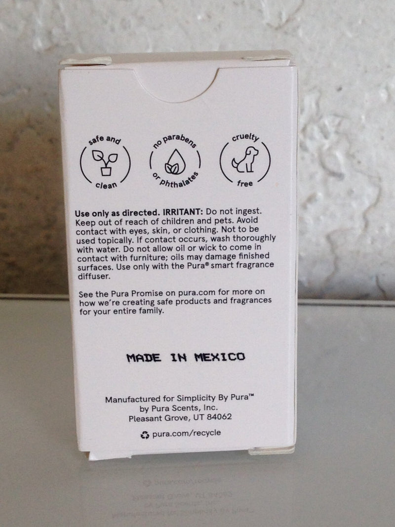 PURA Simplicity Smart Diffuser Refills, Lemon Scent, 10mL Each -